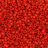 Miyuki delica beads 11/0 - Opaque semi frosted dyed cinnabar DB-795